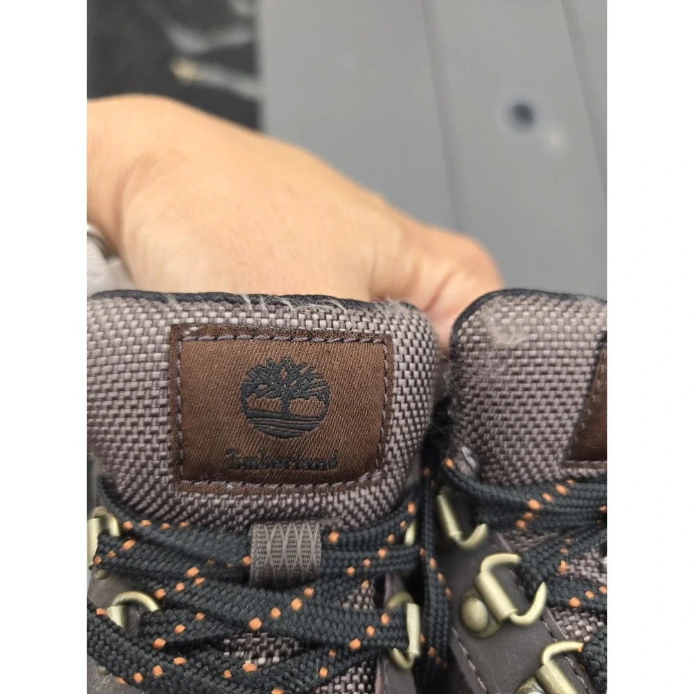 Timberland Toddler‎ Dark Brown Leather Keele Ridge Mid Hiker Boot US 7.5